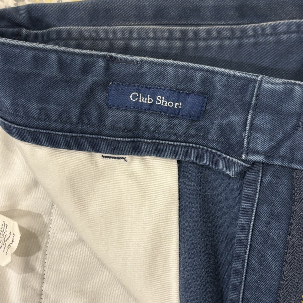 Vineyard Vines Club Shorts Mens Size 36 Blue Cotton Twill Chino Casual Preppy - Picture 5 of 11